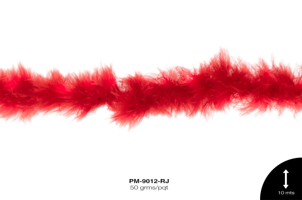 BOA PLUMA 50 GR. ROJO