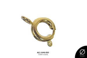 RIAZA CIRC 6 mm REF: 7015 DORADO 1000 u/pqt