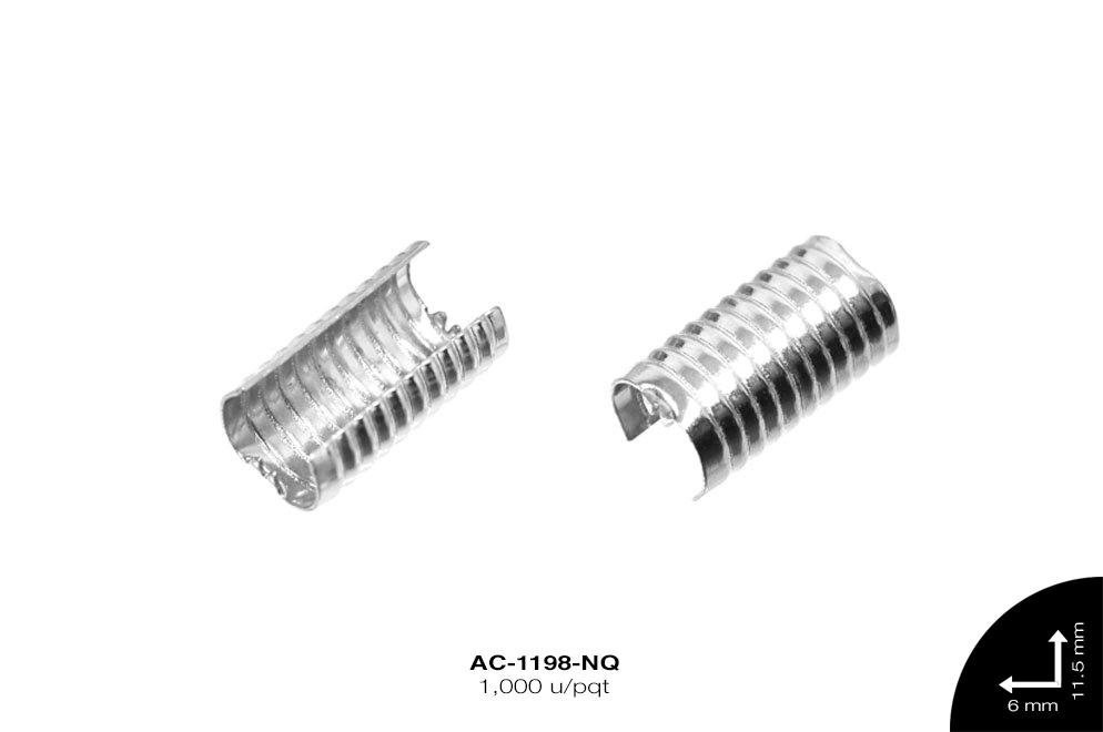 ABRAZADERA MET CILINDRO 11.5mm REF: 0.6 NIQUEL 1000 u/pqt