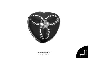 SEPARADOR ACR DIAM CORAZON 9mm NEGRO 2700 u/pqt(lb)