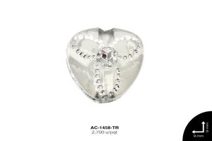 SEPARADOR ACR DIAM CORAZON 9mm TRANSPARENTE 2700 u/pqt(lb)