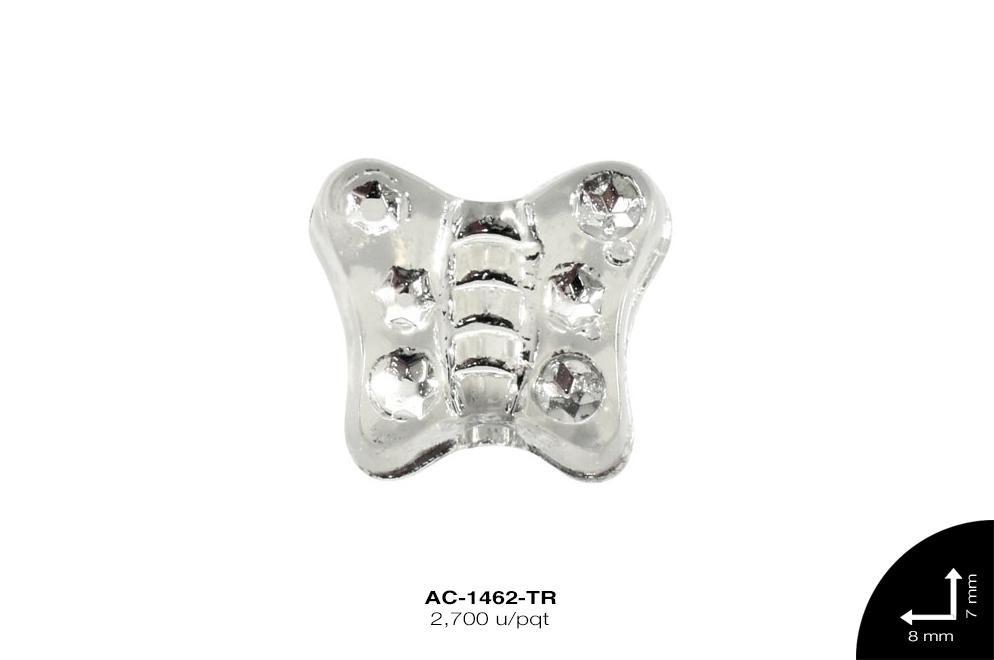 SEPARADOR ACR DIAM MARIPOSA 8mm TRANSPARENTE 2700 u/pqt(lb)