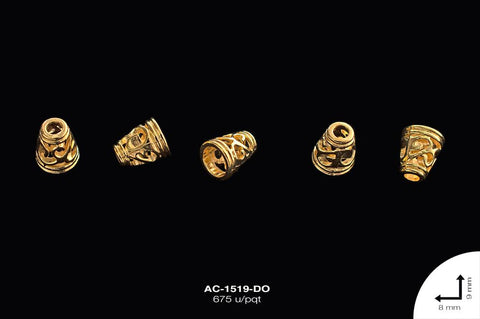 Sep Metalico Olas 9mm Ref: 1007 DORADO 675 u/pqt(.5kg)