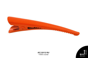 PINZA PICO DE GARZA CURVA REF:  4.5 cm NARANJA 1000 u/pqt