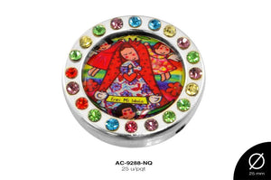 SEP RELIG RED VIRGEN 25mm REF: 5295-1 NIQUEL 25 u/pqt