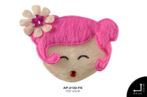 APLIC CARITA CHINA 50mm REF: 174# FUCSIA 100 u/pqt