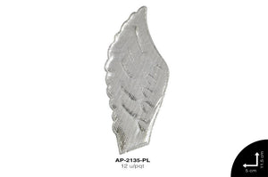 APLIC ALAS ANGEL REF: 10.5X5cm PLATA 12 u/pqt