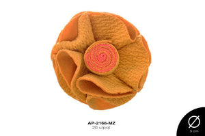 APLIC FLOR CORRUG 48mm REF: 1031-10 MOSTAZA 20 u/pqt