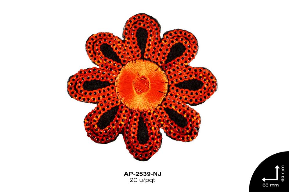 APLIC BORD LENT FLOR NARANJA 20 u/pqt