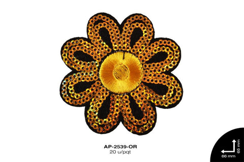 APLIC BORD LENT FLOR REF: #34 DORADO OLEOG 20 u/pqt