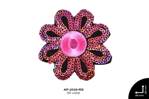 APLIC BORD LENT FLOR REF: #34 ROSA 20 u/pqt