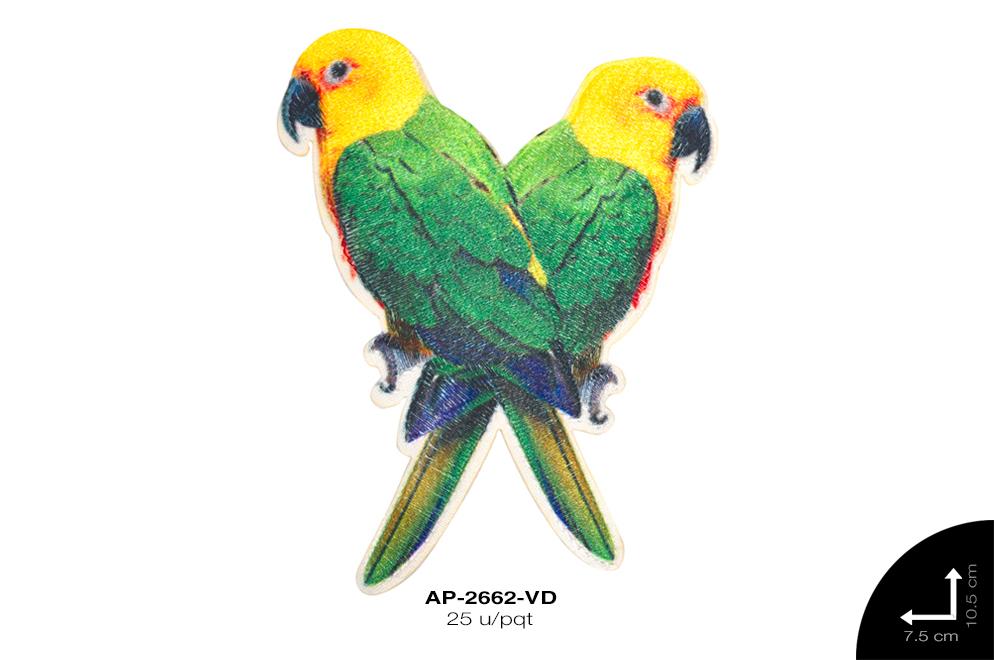 APLIC BORD LORO 10.5X7.5cm REF: PPA-2 VERDE 25 u/pqt