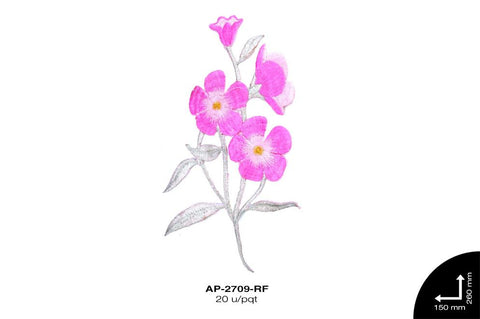 APLIC F. BORD TALLO PL REF: A-015 ROSA FUERTE 20 u/pqt