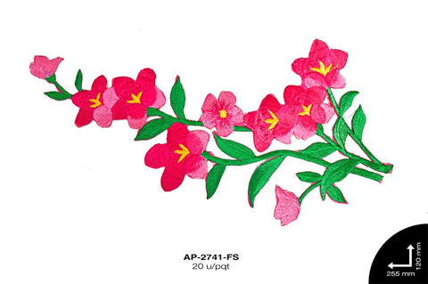 APLIC F. BORD ESPIGA 25cm REF: PFL-16 FUCSIA 20 u/pqt