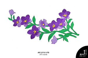 APLIC F. BORD ESPIGA 25cm REF: PFL-16 MORADO 20 u/pqt