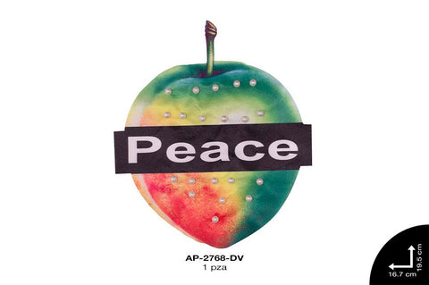 Ap Durazno Perla tela Peace 19.5x16.7cm  AEP-6 DESVANECIDO p