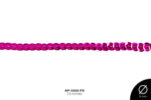 TIRA LENT CONCAVA REF: 6 mm FUCSIA 73 m/rollo