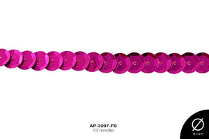 TIRA LENT CONCAVA REF: 8mm FUCSIA 73 m/rollo