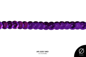 TIRA LENT CONCAVA REF: 8mm MORADO 73 m/rollo