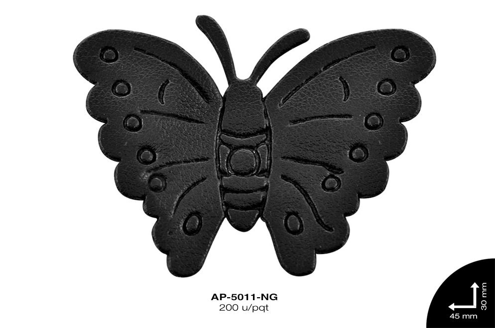 APLIC CUERO MARIPOSA REF:AC-11 NEGRO 200 u/pqt