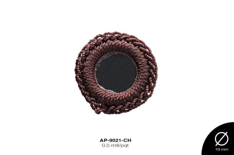 APLIC ESPEJO CIRC 19 mm REF:1 CHOCOLATE 0.5 mill/pqt