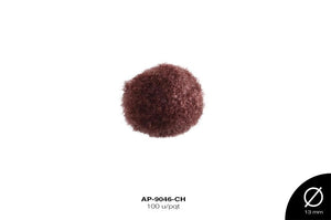 POM-POM 13mm CHOCOLATE 100 u/pqt