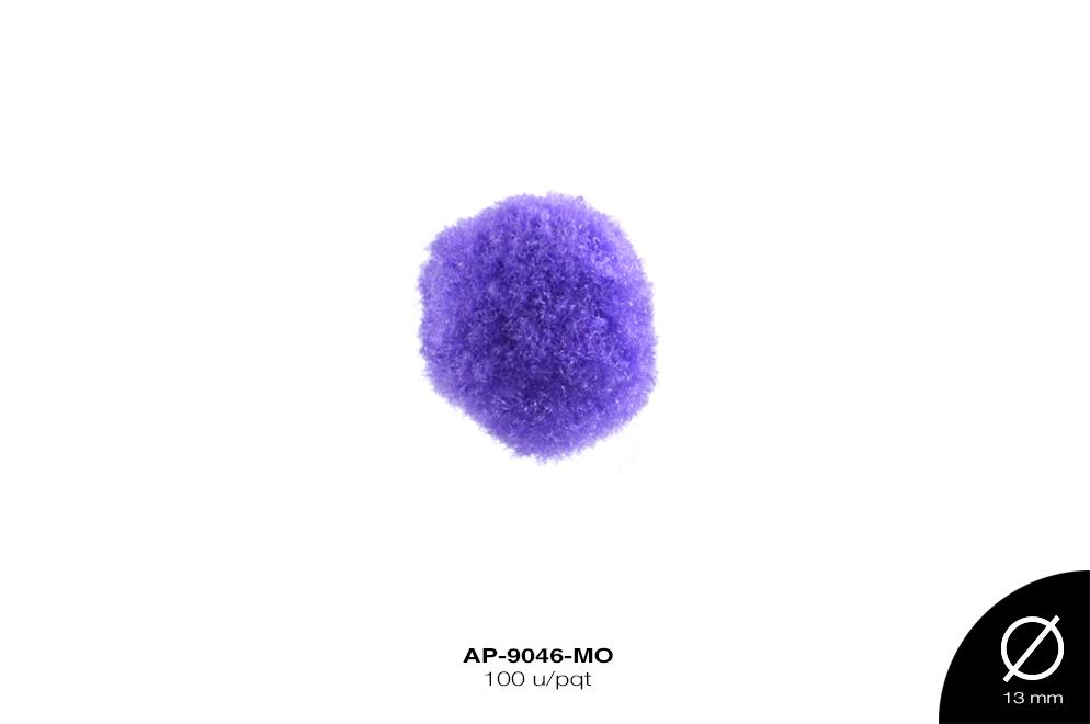 POM-POM 13mm MORADO 100 u/pqt