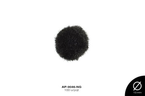 POM-POM 13mm NEGRO 100 u/pqt