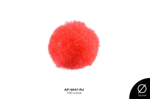 POM-POM 18mm ROJO 100 u/pqt