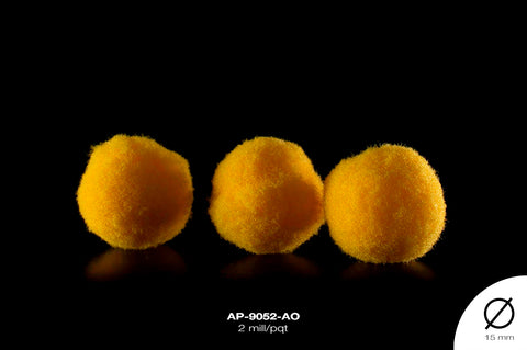 POM-POM 15mm REF: POM-1.5 AMARILLO 2 MILL/PQT