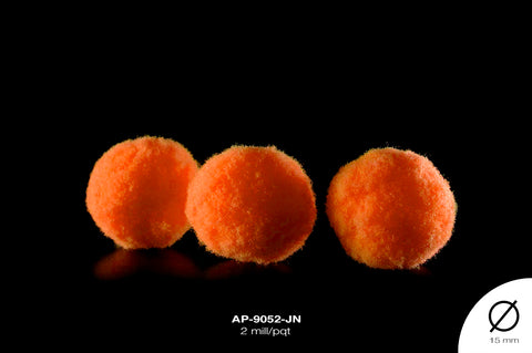 POM-POM 1.5 mm REF:P-731 NARANJA NEON 2000U/pqt