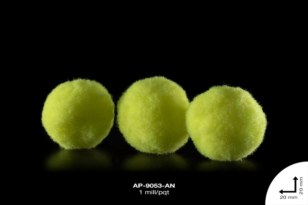 POM-POM 20mm REF: POM-2 VERDE NEON 1 MILL/PQT