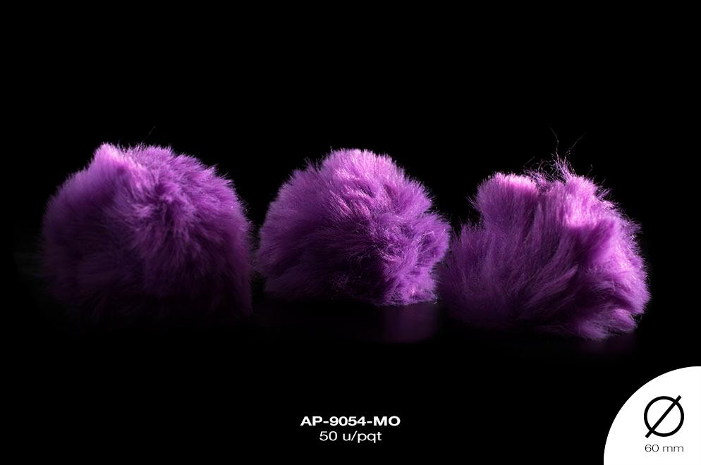 POMPON REF: 6CM MORADO 50U/PQT