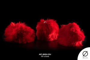 POMPON REF: 6CM ROJO 50U/PQT