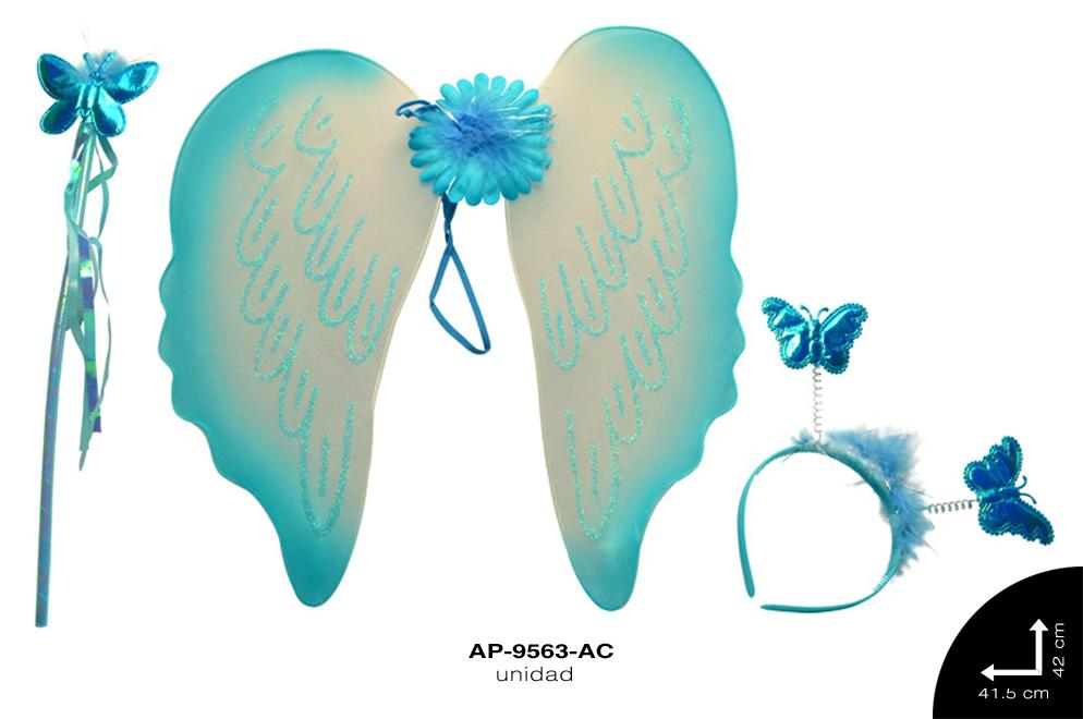 ALAS ANGEL JGO COMPL REF: A025 AZUL CELESTE unidad