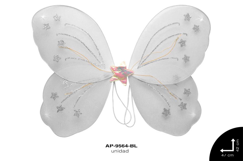 ALAS  MPOSA ESTRELLA C/LUZ REF: 173 BLANCO unidad