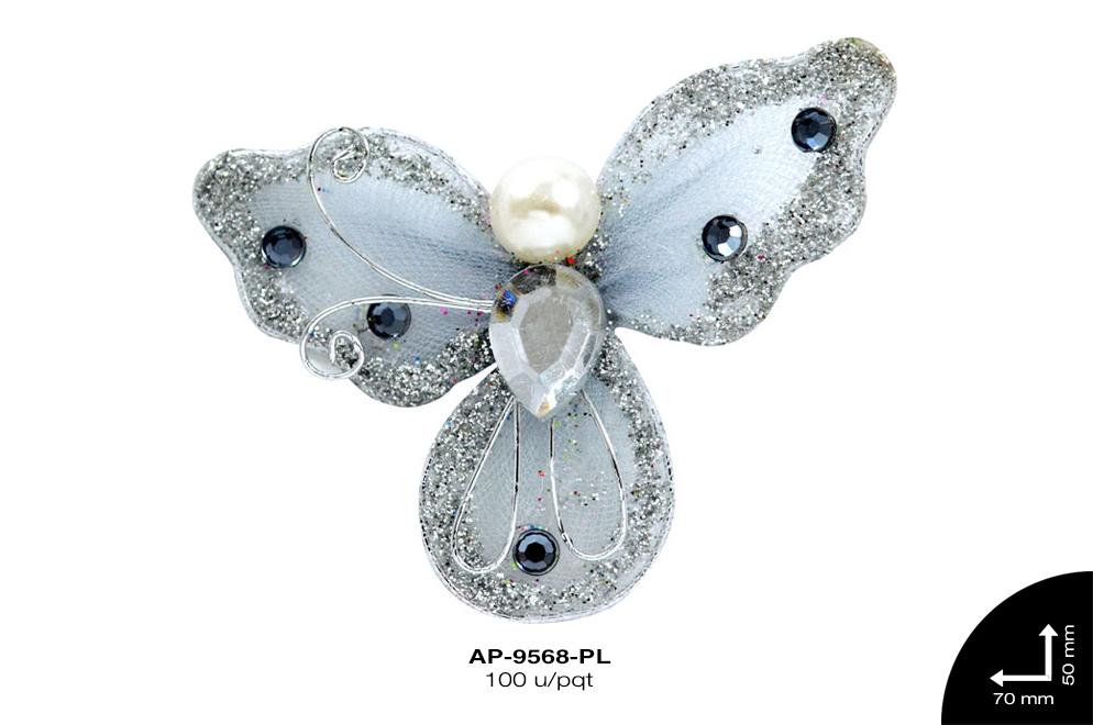 ANGEL VELO DIAMANTINA REF: SC0-07-125 PLATA 100 u/pqt