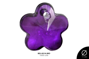 ACRILICO TRANSP FLOR 13mm REF: 211 MORADO 1000 u/lb