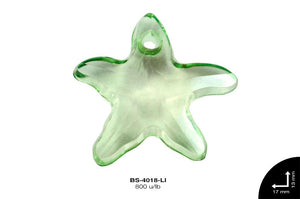 ACRILICO TRANSP ESTRELLA MAR 13mm REF: 218 LIMON 800 u/lb