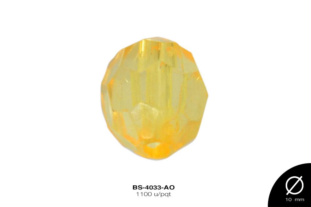 ACRILICO TRANSP RED REF: 10mm  AMARILLO 1100 u/pqt(.5kg)