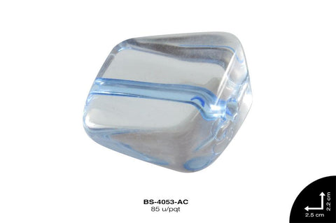 ACR TRANSP CENT HIELO 25mm REF: K-005 AZUL CELESTE 85 u/pqt(