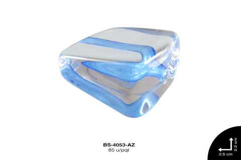 ACR TRANSP CENT HIELO 25mm REF: K-005 AZUL 85 u/pqt(.5kg)