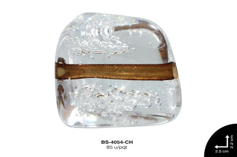 ACR TRANSP CENT HIELO B 25mm REF: KB-005 CHOCOLATE 85 u/pqt(