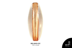 ACR TRANSP CENT OVAL 32mm REF: K-006 CAFÉ CLARO 165 u/pqt(.5