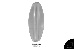 ACR TRANSP CENT OVAL 32mm REF: K-006 TRANSPARENTE 165 u/pqt(