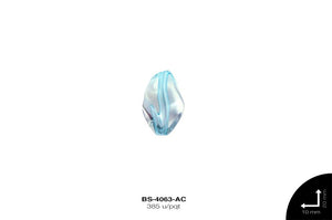 ACR TRANSP CENT ROMBO 20mm REF: K-0019 AZUL CELESTE 385 u/pq