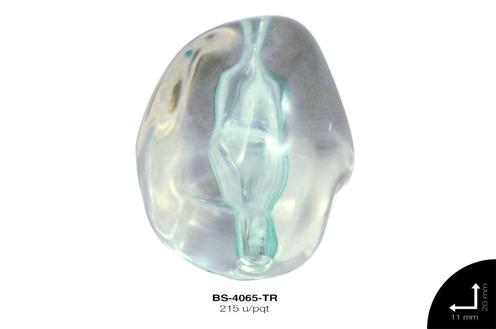 ACR TRANSP CENT GOTA 19mm REF: K-0024 TRANSPARENTE 215 u/pqt