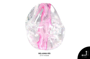 ACR TRANSP CENT GOTA 19mm REF: KB-0024 ROSA 215 u/pqt(.5kg)