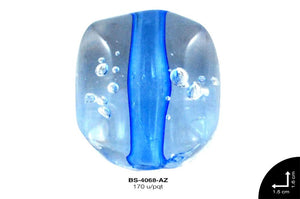 ACR TRANSP CENT CUBO 25mm REF: KB-0027 AZUL 170 u/pqt(.5kg)