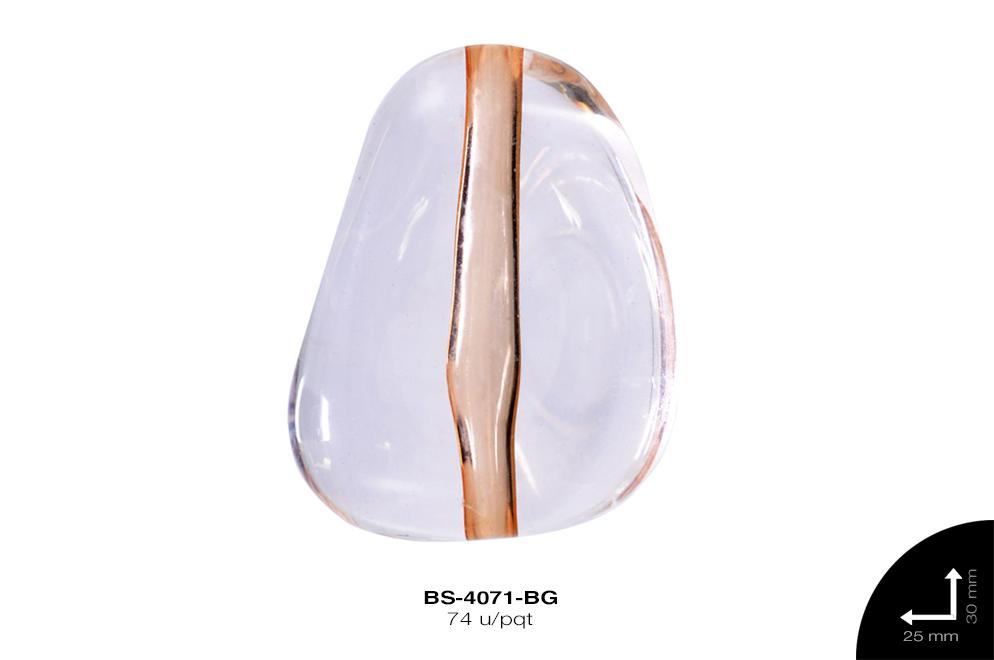 ACR TRANSP CENT TRIANG 30mm REF: K-0046 BEIGE 74 u/pqt(.5kg)